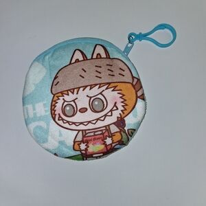 Kids Cartoon Character Coin Pouch - Blue